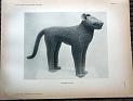 zz-lusc19,tafel 075 benin nigeria,leopard-bronze-figur